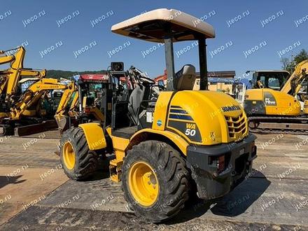 Колесный погрузчик мини Komatsu WA50-8N0, фото с аукциона Японии — фото 4 из 4