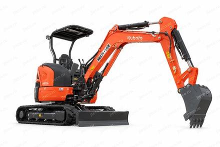 Мини-экскаватор KUBOTA A333S — общий вид