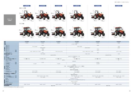 Косилка KUBOTA G-600SN-2 — чертёж : лист брошюры 8 из 8, стр. 1 — оригинал производителя