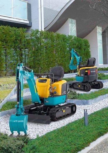 Мини-экскаватор KUBOTA K005-3S — буклет производителя, лист 2 из 2 (оригинал)