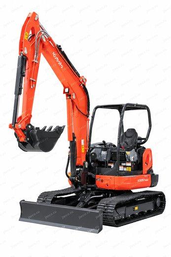 Мини-экскаватор KUBOTA KX057-6S2 — вид спереди