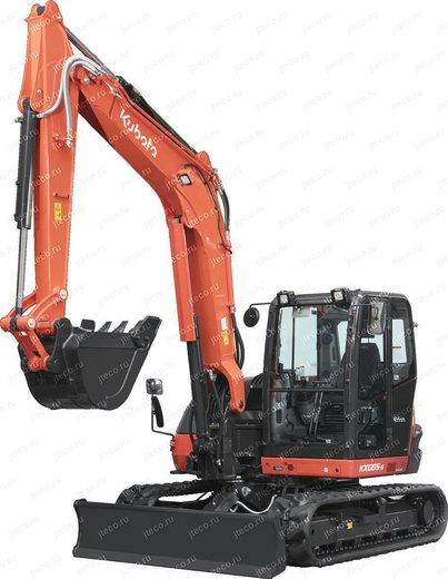 Экскаватор KUBOTA KX085-5 — вид спереди, фото 4