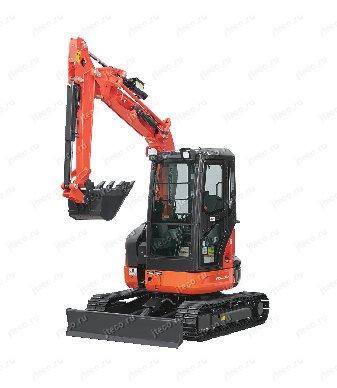 Экскаватор KUBOTA KX085-5 — вид спереди, фото 6