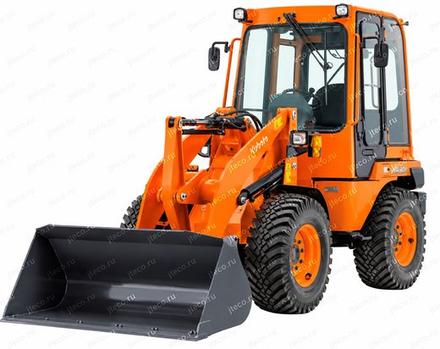 Фронтальный погрузчик KUBOTA R430E — вид спереди, фото 2