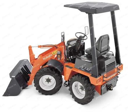 Фронтальный погрузчик KUBOTA R530Z — колесный погрузчик мини, фото производителя — фото 2 из 2