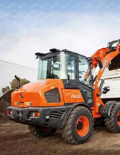 Фронтальный погрузчик KUBOTA R630Z — колесный погрузчик мини, фото производителя — фото 3 из 8