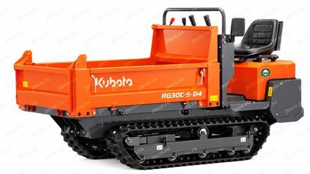 Гусеничный самосвал KUBOTA RG-30, вид сзади — фото 6 из 6