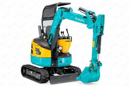 Мини-экскаватор KUBOTA RX-153S — вид спереди, фото 4