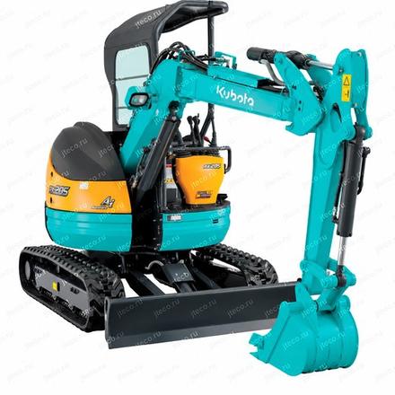 Мини-экскаватор KUBOTA RX-205 — вид спереди, фото 3