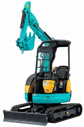 Мини-экскаватор KUBOTA RX-205 — вид спереди, фото 4