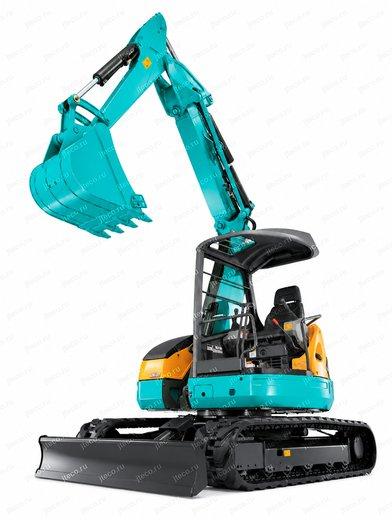 Мини-экскаватор KUBOTA RX-505 — общий вид, фото 3 Мини-экскаватор KUBOTA RX-505 — общий вид, фото 3