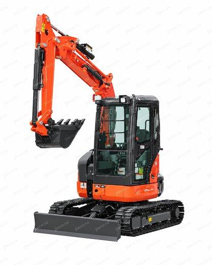 Мини-экскаватор KUBOTA RX153S2, вид спереди — фото 12 из 16