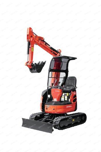 Мини-экскаватор KUBOTA RX153S2, вид спереди — фото 15 из 16