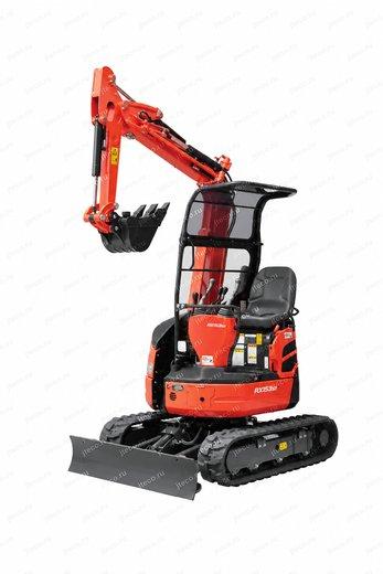Мини-экскаватор KUBOTA RX153S2 — вид спереди