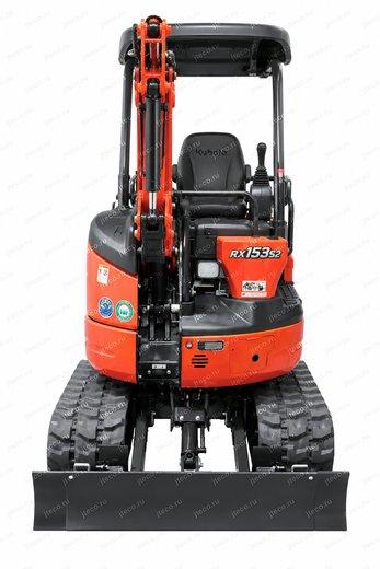Мини-экскаватор KUBOTA RX153S2 — вид спереди, фото 3