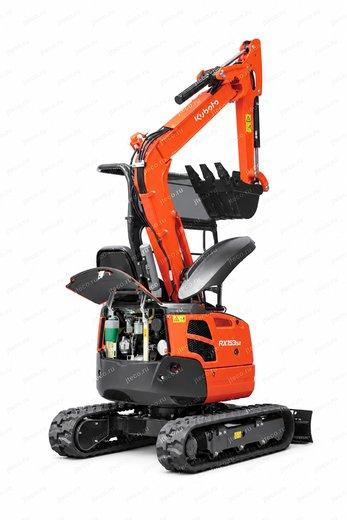 Мини-экскаватор KUBOTA RX153S2, вид сзади — фото 16 из 16