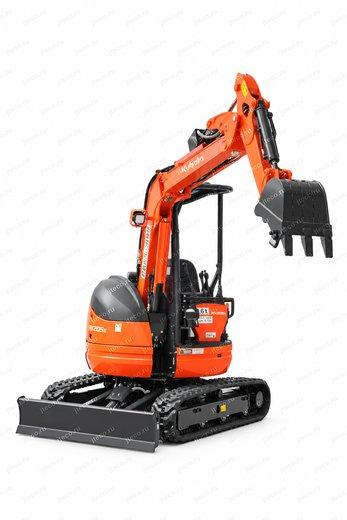 Мини-экскаватор KUBOTA RX205S — вид спереди