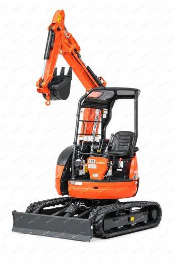 Мини-экскаватор KUBOTA RX205S — вид спереди, фото 3