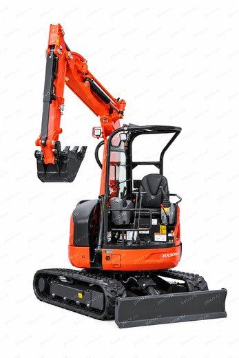 Мини-экскаватор KUBOTA RX306S2 — вид спереди
