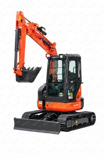 Мини-экскаватор KUBOTA RX306S2 — вид спереди, фото 3