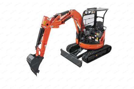 Мини-экскаватор KUBOTA RX306S2, вид спереди — фото 8 из 13