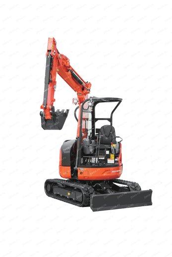 Мини-экскаватор KUBOTA RX306S2, вид спереди — фото 9 из 13