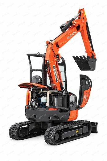 Мини-экскаватор KUBOTA RX306S2, вид сзади — фото 12 из 13