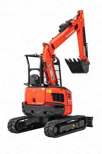 Мини-экскаватор KUBOTA RX306S2, вид сзади — фото 13 из 13