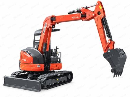 Мини-экскаватор KUBOTA RX506S — общий вид