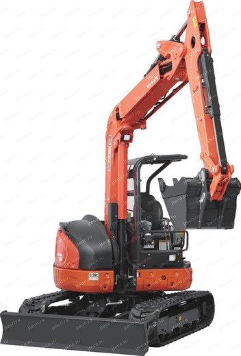 Мини-экскаватор KUBOTA RX506S — вид спереди, фото 7