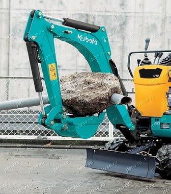 Мини-экскаватор KUBOTA U-008, общий вид — фото 2 из 16