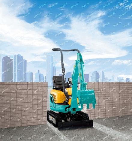Мини-экскаватор KUBOTA U-10-3, вид спереди — фото 3 из 4
