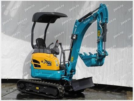Мини-экскаватор KUBOTA U-17-3A, фото с аукциона Японии — фото 9 из 9