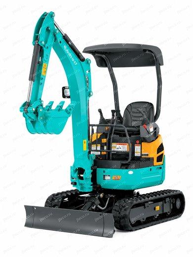 Мини-экскаватор KUBOTA U-17-3A, общий вид — фото 2 из 9