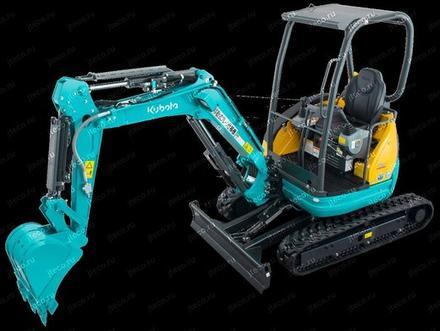 Мини-экскаватор KUBOTA U-20-3A, фото производителя — фото 3 из 3