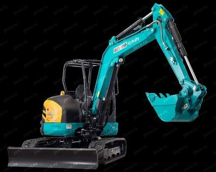 Мини-экскаватор KUBOTA U-40-6E, фото производителя — фото 4 из 9 Мини-экскаватор KUBOTA U-40-6E, фото производителя — фото 4 из 9