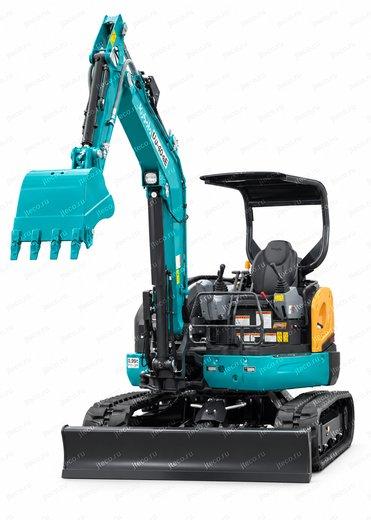 Мини-экскаватор KUBOTA U-40-6E, вид спереди — фото 1 из 9 Мини-экскаватор KUBOTA U-40-6E, вид спереди — фото 1 из 9
