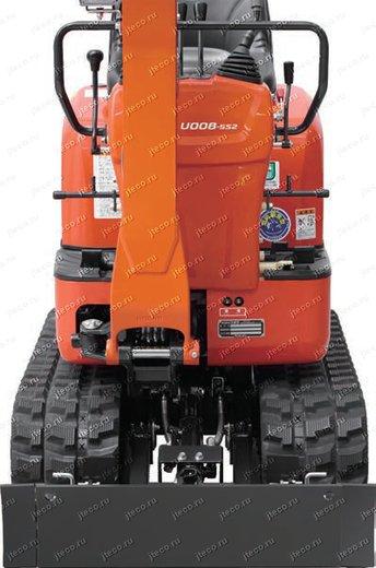 Мини-экскаватор KUBOTA U008-5S2, вид спереди — фото 14 из 16