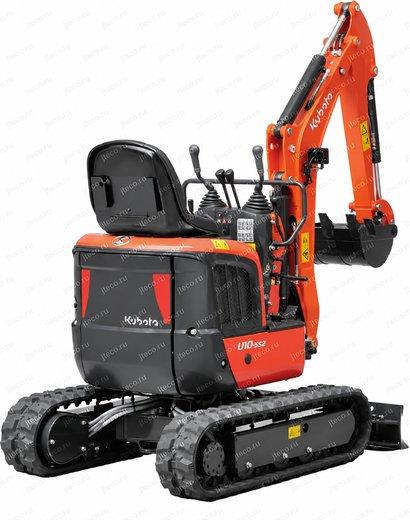 Мини-экскаватор KUBOTA U008-5S2, вид сзади — фото 16 из 16