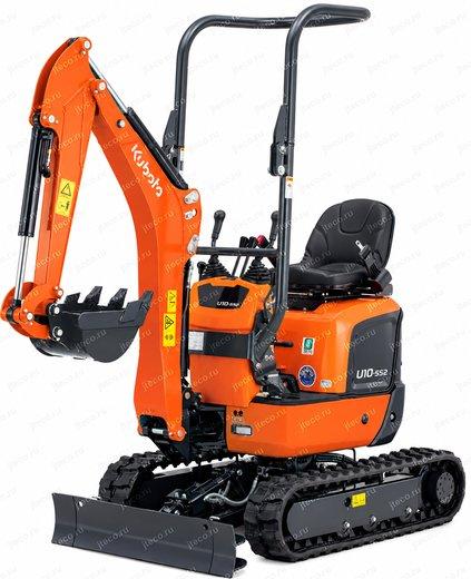 Мини-экскаватор KUBOTA U10-5S2 — вид спереди