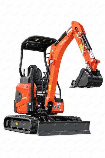 Мини-экскаватор KUBOTA U17-5 — общий вид