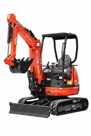 Мини-экскаватор KUBOTA U20-3S2 — вид спереди, фото 3 Мини-экскаватор KUBOTA U20-3S2 — вид спереди, фото 3