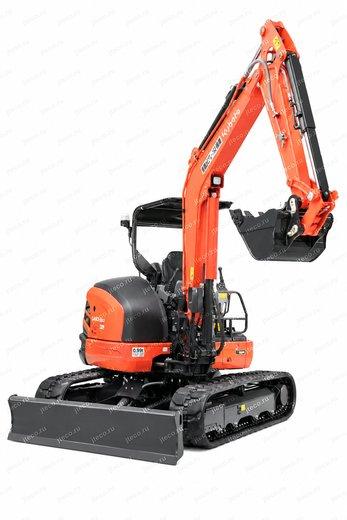 Мини-экскаватор KUBOTA U40-6S2 — вид спереди