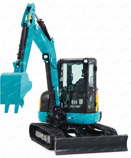 Мини-экскаватор KUBOTA U55-6, общий вид — фото 1 из 3