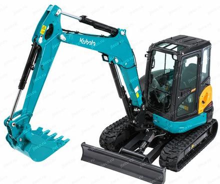 Мини-экскаватор KUBOTA U55-6 — общий вид Мини-экскаватор KUBOTA U55-6 — общий вид