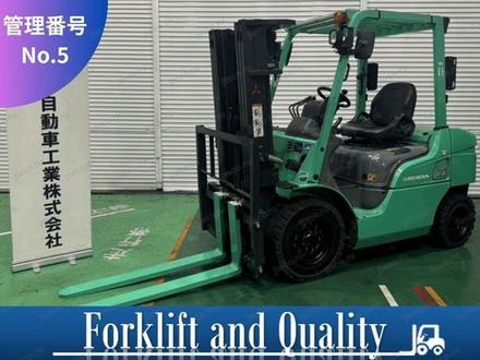Вилочный погрузчик MITSUBISHI KFDE25T — буклет производителя, лист 1 из 1 (оригинал)