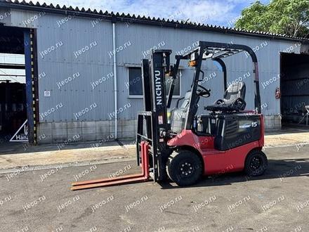 Электрический вилочный погрузчик NICHIYU FB15PN-77-300AF, фото с аукциона Японии — фото 2 из 4