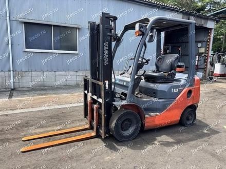 Вилочный погрузчик TOYOTA 8FGL18, фото с аукциона Японии — фото 1 из 3