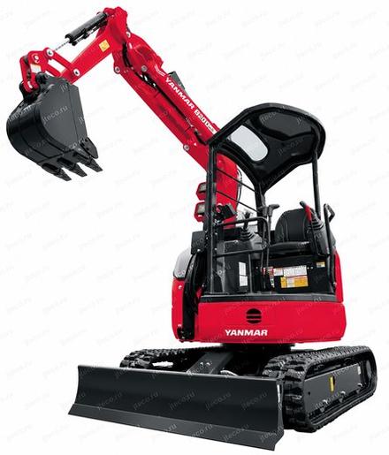 Мини-экскаватор YANMAR B20U-A — общий вид Мини-экскаватор YANMAR B20U-A — общий вид