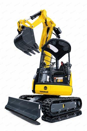 Мини-экскаватор YANMAR B20U-A, общий вид — фото 9 из 13